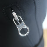 Courreges Perfecto Moto Jacket Black Modular Cotton Size 34