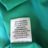 Kerri Rosenthal Heart Elbow Patch Shirt Green Size Large Long Sleeve Top