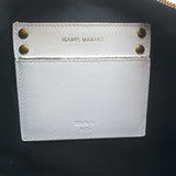 Isabel Marant Nessah Crossbody Bag White Leather Small Clutch