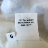 Ulla Johnson Ruffled Mini Dress Winsor Gardenia Print Voile Size 6 NEW