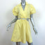 Jonathan Simkhai Aulora Cutout Mini Dress Chamomile Cotton Size Small NEW