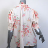 The Great The Fiddle Top Hillside Floral Print Size 0 Button-Front Blouse