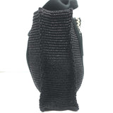 Isabel Marant Aruba Small Tote Bag Black/White Woven Raffia NEW