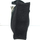 Isabel Marant Aruba Small Tote Bag Black/White Woven Raffia NEW