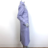 REMAIN Birger Christensen Pirene Double Breasted Leather Coat Lavender Size US 2