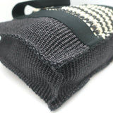 Isabel Marant Aruba Small Tote Bag Black/White Woven Raffia NEW
