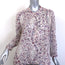 Isabel Marant Etoile Maria Blouse Pink Floral Print Size 38 Long Sleeve Top