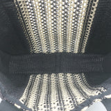 Isabel Marant Aruba Small Tote Bag Black/White Woven Raffia NEW