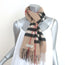 Burberry Classic Check Fringed Cashmere Scarf Archive Beige