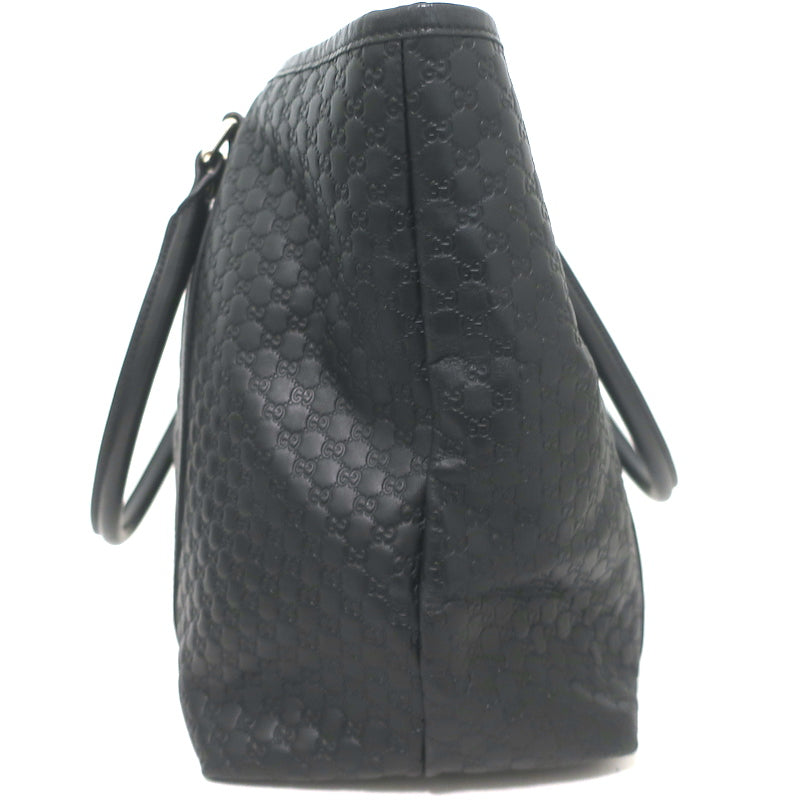 Gucci Outlet Microguccissima Joy Tote Black Leather Large Shoulder Bag