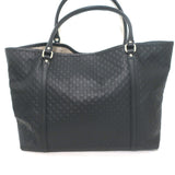 Gucci Outlet Microguccissima Joy Tote Black Leather Large Shoulder Bag