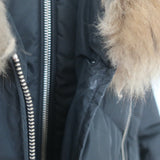 Mackage Trish Lavish Fur Hood Down Coat Black Size Small