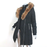 Mackage Trish Lavish Fur Hood Down Coat Black Size Small
