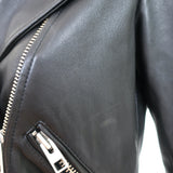 AllSaints Balfern Leather Biker Jacket Black Size US 6