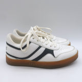 Celine CT-10 Low Top Sneakers White & Black Leather Size 36