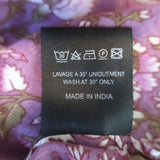 Isabel Marant Etoile Maria Blouse Purple Floral Print Size 40 Long Sleeve Top