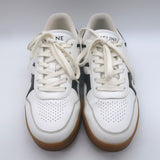Celine CT-10 Low Top Sneakers White & Black Leather Size 36