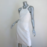 Fendi Honeycomb Knit Sleeveless Dress White Size 42