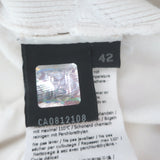 Fendi Honeycomb Knit Sleeveless Dress White Size 42