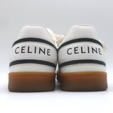 Celine CT-10 Low Top Sneakers White & Black Leather Size 36
