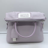 Maison Margiela 5AC Classique Mini Foldover Tote Lilac Grained Leather Crossbody