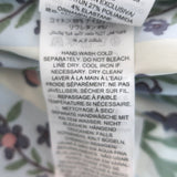 Tory Burch Smocked Tiered Midi Dress Cream Climbing Vines Print Size Small