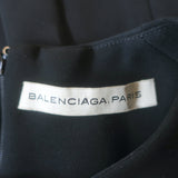 Balenciaga Peplum Top Black Size 36 Sleeveless Blouse