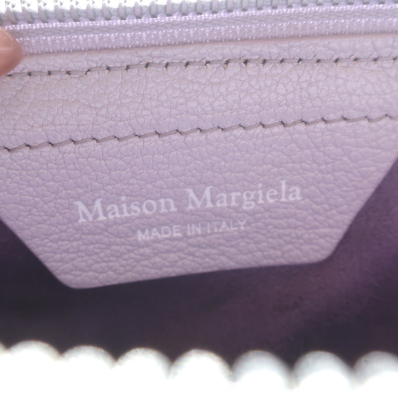 Maison Margiela 5AC Classique Mini Foldover Tote Lilac Grained Leather Crossbody