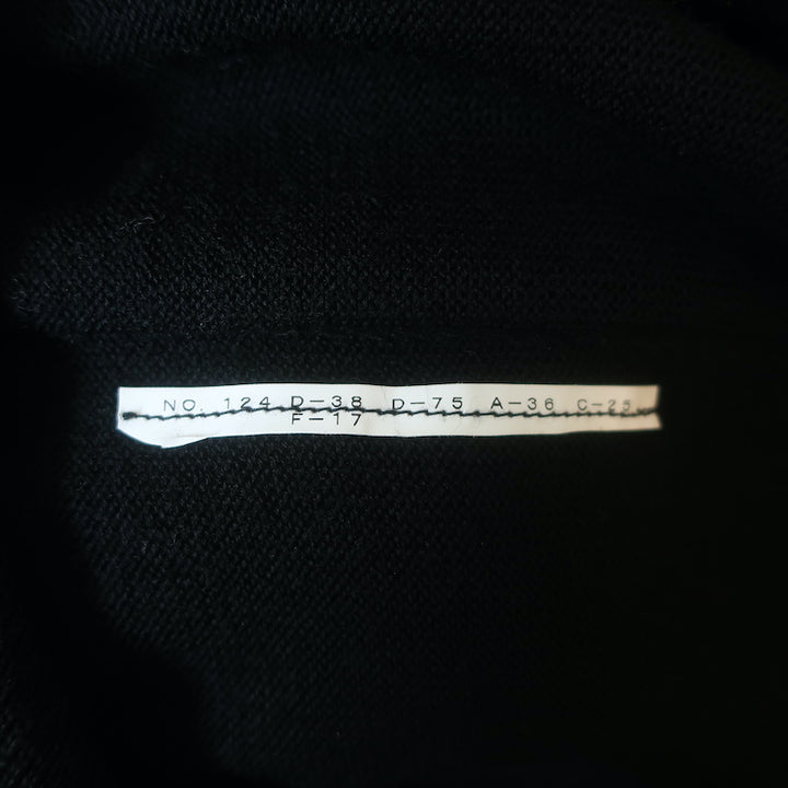 Comme des Garcons Deconstructed Cardigan Black Size Small
