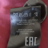 Isabel Marant Etoile Kerstin Houndstooth Blazer Raspberry Virgin Wool Size 36