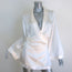 Kiki de Montparnasse Satin Kimono Robe Ivory Silk Size Small
