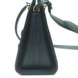 Alexander McQueen The Short Story Croc-Embossed Leather Crossbody Bag Dark Green