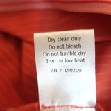 La Ligne Kate Tiered Midi Dress Red/Pink Striped Cotton-Blend Size Extra Small