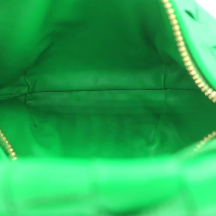 Bottega Veneta Mini Jodie Hobo Bag Parakeet Intrecciato Leather