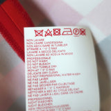 Marni Short Sleeve Shift Dress Red Pixel Print Crepe Size 40