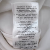 Stella McCartney Cutout-Back Asymmetric Midi Dress White Cotton Pique Size 42