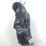 Aviator Nation Zip-Up Bolt Hoodie Sweatshirt Gray Tie Dye Size Large