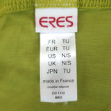 ERES Zephyr Pareo Cover-Up Wrap Skirt Lime Cotton Jersey One Size