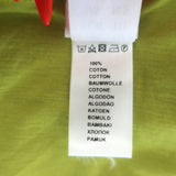 ERES Zephyr Pareo Cover-Up Wrap Skirt Lime Cotton Jersey One Size