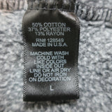 Aviator Nation Zip-Up Bolt Hoodie Sweatshirt Gray Tie Dye Size Large