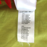 ERES Zephyr Pareo Cover-Up Wrap Skirt Lime Cotton Jersey One Size