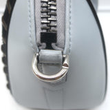 Givenchy Mini Antigona Woven Chain Satchel Sky Blue Leather Crossbody Bag