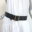 FRAME D-Ring Belt Black Leather Size Small