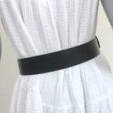 FRAME D-Ring Belt Black Leather Size Small