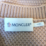 Moncler Magolione Tricot Alla Coreana Floral Knit Puffer Jacket Pink Size Small