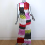 Missoni Colorblock Sleeveless Maxi Dress Multicolor Knit Size 42