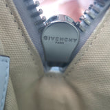 Givenchy Mini Antigona Woven Chain Satchel Sky Blue Leather Crossbody Bag