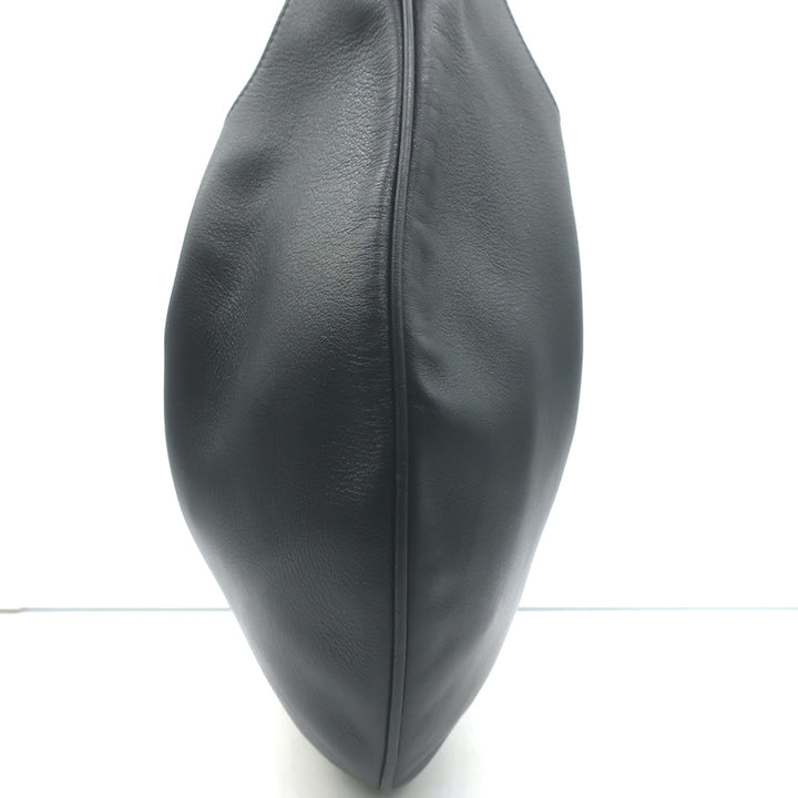 Givenchy Small Infinity Hobo Black Leather Shoulder Bag