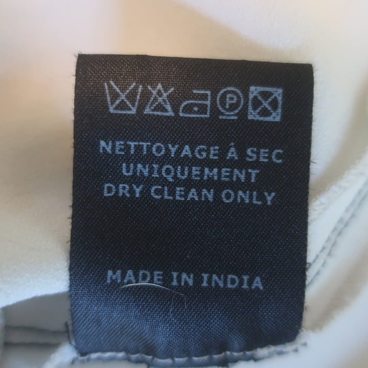 Isabel Marant Wiley Peplum Blouse Ecru Crepe Size 38