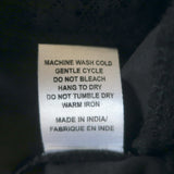 LoveShackFancy Ruffled Open-Back Top Black Embroidered Cotton Size Extra Small